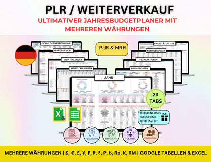 Finanzplaner Excel Google Sheets Haushaltsbuch Budgetplaner