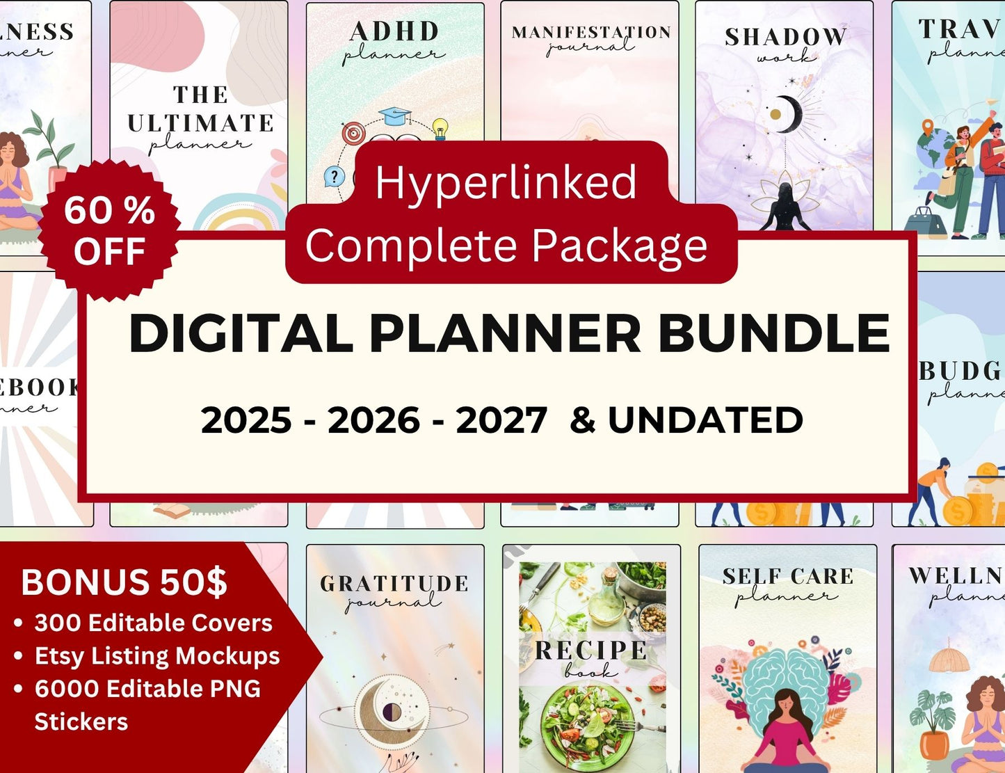 Digital Planner Bundle - Complete Package Deal