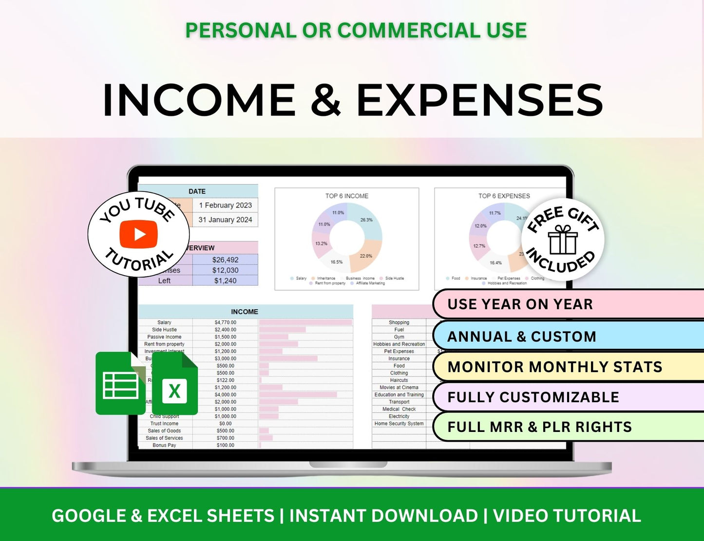Income and Expense Tracker