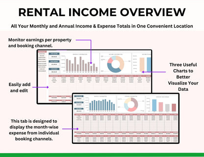 AirBNB Rental Income and Expense Spreadsheet