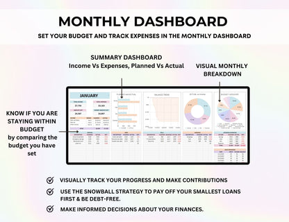 Personal Finance Budget Spreadsheet Template