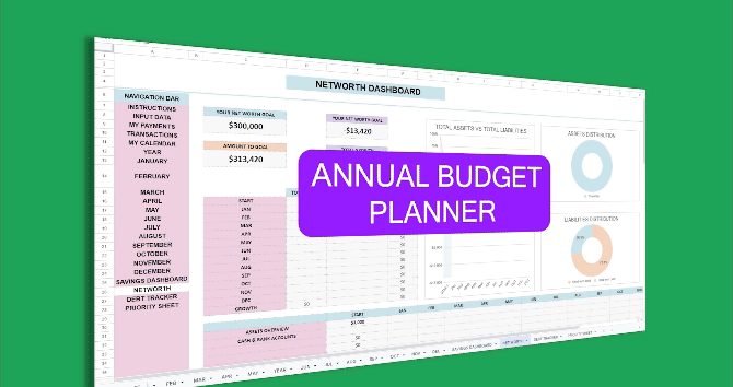 Personal Finance Budget Spreadsheet Template