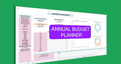 Personal Finance Budget Spreadsheet Template