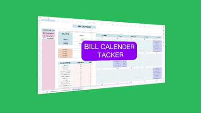 Bill Payment Tracker Template