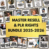 PLR Ebooks Faceless Marketing Complete Digital Bundle with Master Resell Rights