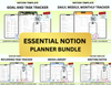 Essential Notion Planner Bundle
