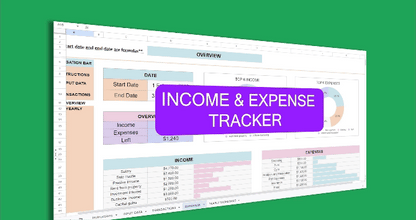 Income and Expense Tracker