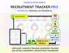 Recruitment Spreadsheet HR Dashboard