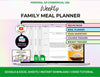 Meal & Grocery Planner Spreadsheet