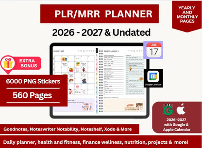 PLR All Shop Digital Planners