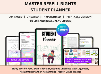 PLR Student Planner Master Resell Rights