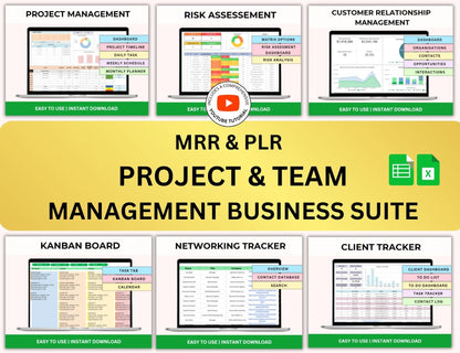 Project Management Team Manager Suite Bundle