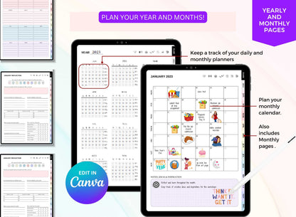 PLR Printable Planner - 100 + Planner Templates
