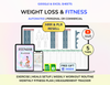 Weight Loss & Fitness Tracker Spreadsheet