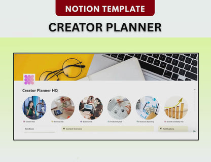 Creator Planner Notion Template