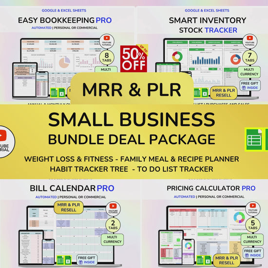 Service business, PLR Small Business Spreadsheet, Inventory Management, excel templates for business, excel spreadsheet for business expenses, customer relationship Management, CRM Tracker, Business Tracker, business plan excel template, business budget template excel, Bookkeeping, Bill Calendar Business Planner