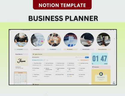 Business Planner Notion Template