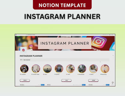 Instagram Planner Notion