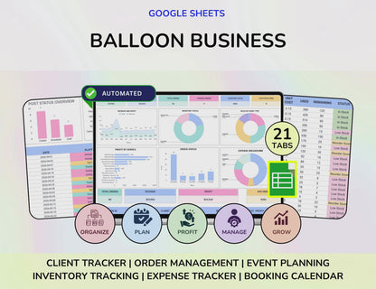 Balloon Business Event planner Decor Business