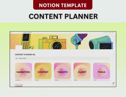 Content Notion Planner