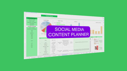 Social Media Content Planner Spreadsheet