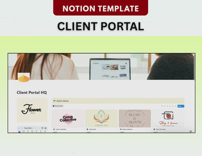 Client Portal Notion Template