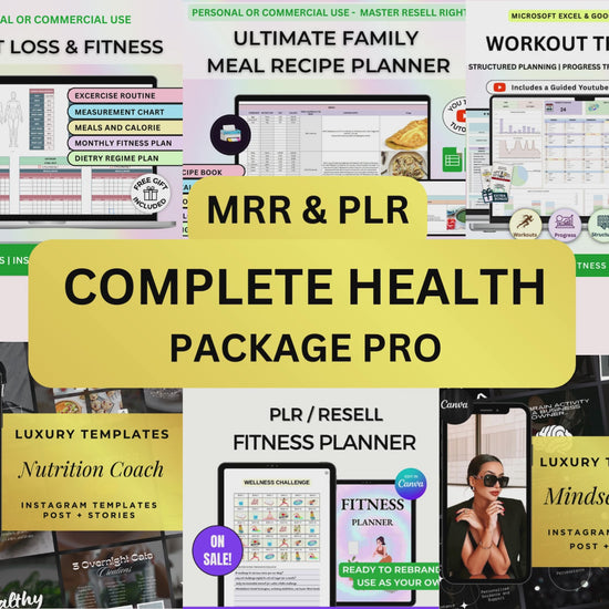 Workout Log, Wellness Coach Templates, weekly meal plan sheet, weekly meal plan excel template, Running Log, resell planners, resell planner, productivity planner, private label rights, PLR Workout Planner, PLR spreadsheets, plr planners, PLR planner, plr google sheets, PLR Fitness Journal, PLR digital planners, plr digital planner, PLR, passive income, nutrition expert, Nutrition Coach Instagram Templates