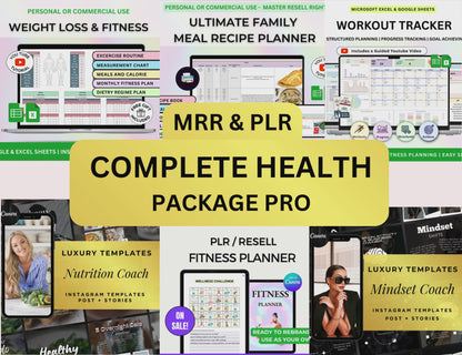 Workout Log, Wellness Coach Templates, weekly meal plan sheet, weekly meal plan excel template, Running Log, resell planners, resell planner, productivity planner, private label rights, PLR Workout Planner, PLR spreadsheets, plr planners, PLR planner, plr google sheets, PLR Fitness Journal, PLR digital planners, plr digital planner, PLR, passive income, nutrition expert, Nutrition Coach Instagram Templates