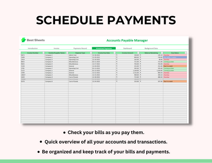 Small business due ,accounts payable metrics, accounts payable manager, Accounts Payable due