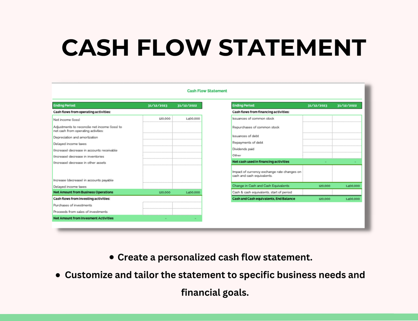cash flow statement